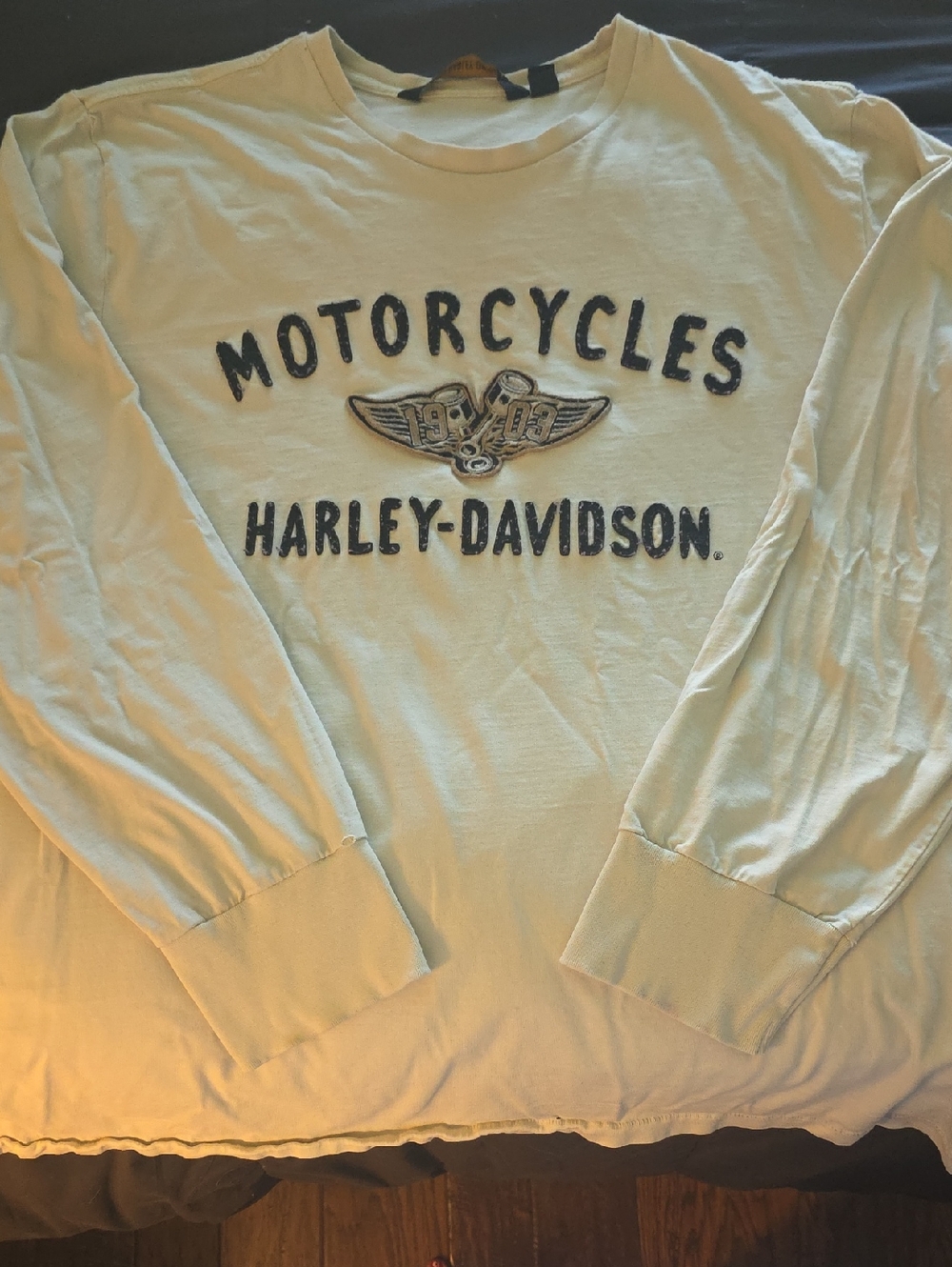 Harley-Davidson Motorcycles Long Sleeve Tee - Light Khaki